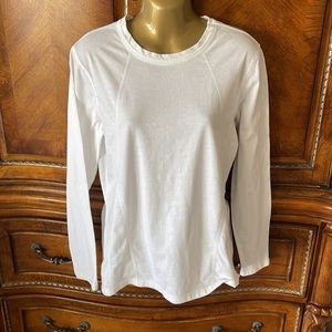Tel gear White long sleeve tee shirt